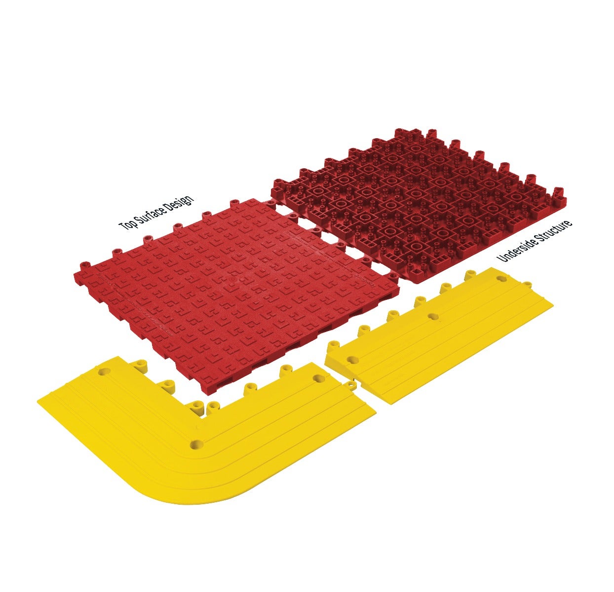 Red ErgoDeck® General Purpose Solid