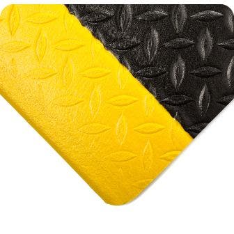 Diamond Tuf Sponge - Black with Yellow Borders