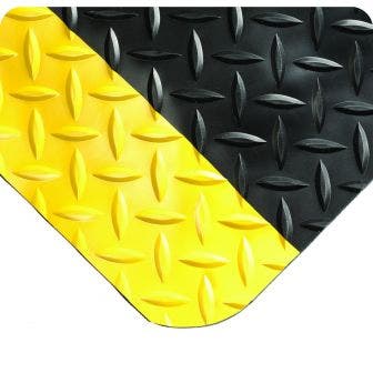 Diamond-Plate Select - Black with Yellow Borders