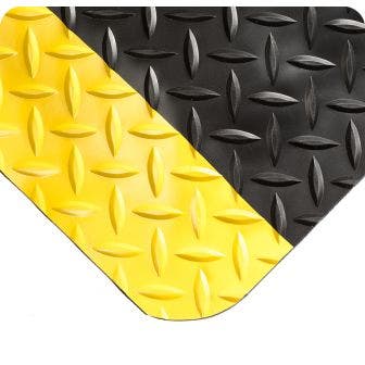 SMART Diamond-Plate - Black with Yellow Borders