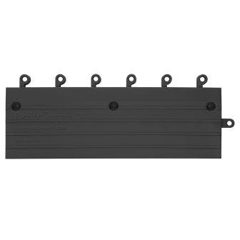 ErgoDeck Transition Ramps - 7/8in x 6in x 18in - Case of 10 Black or Yellow