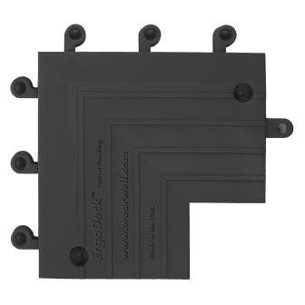 ErgoDeck Inside Corner Ramp, Single, Black or Yellow