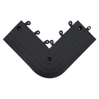ErgoDeck Heavy Duty Outside Corner, Case of 4, Black or Yellow