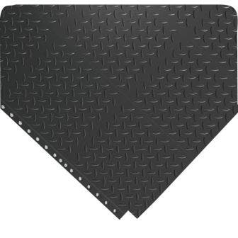 24/Seven® LockSafe® Rubber Interlocking Floor Tiles - NBR Diamond Plate
