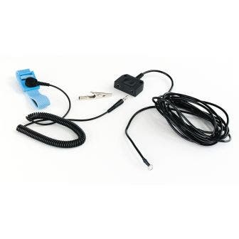 ESD 6' Coil Cord with Wrist Strap