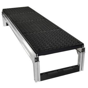 FOUNDATION™ Modular Aluminum Work Platform Kit - Diamond-Plate Traction Surface