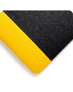 Soft Step - Noir avec jaune frontière