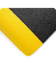 Deluxe Soft Step - Black with Yellow Borders