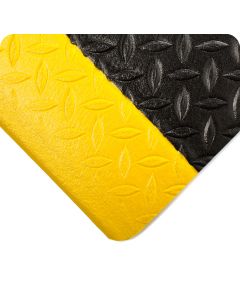 Diamond Tuf Sponge - Noir avec jaune frontière