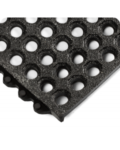 24/Seven® Open with GRITSHIELD™ NBR - Interlocking Rubber Floor Tiles 3' x 3'