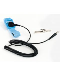 ESD 6' Coil Cord with Wrist Strap    