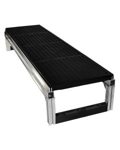 Wearwell's 12" tall Foundation work platform with smooth tiles.