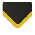 Smart Step Supreme - Anti-fatigue Floor Mat by Wellness Mats - Black w Yellow Border