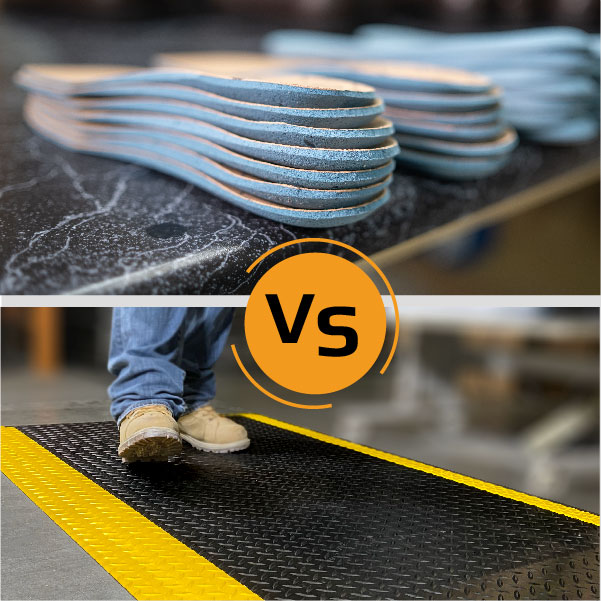 What is better Anti-Fatigue Matting or Shoe Insoles?