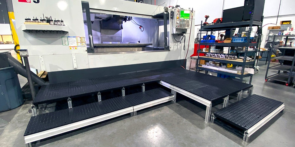 A FOUNDATION Work Platform in a factory