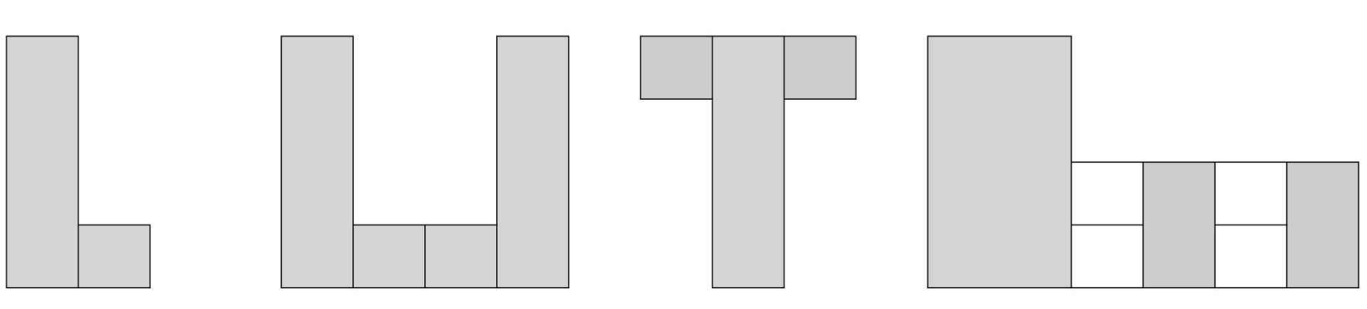 Form common or complex configurations